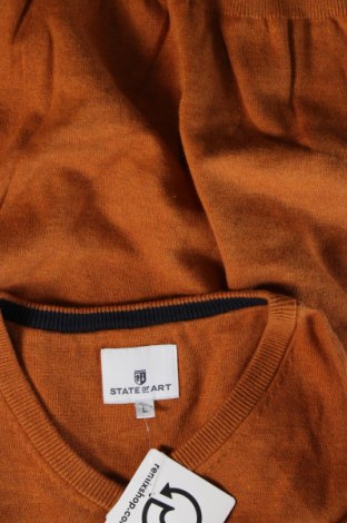 Herrenpullover State Of Art, Größe L, Farbe Orange, Preis 19,99 €