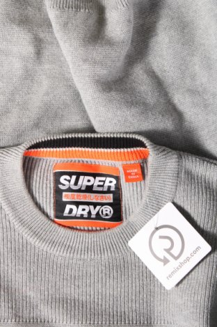 Ανδρικό πουλόβερ Superdry, Μέγεθος M, Χρώμα Γκρί, Τιμή 15,99 €