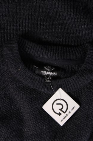 Pánský svetr  Threadbare, Velikost M, Barva Modrá, Cena  169,00 Kč