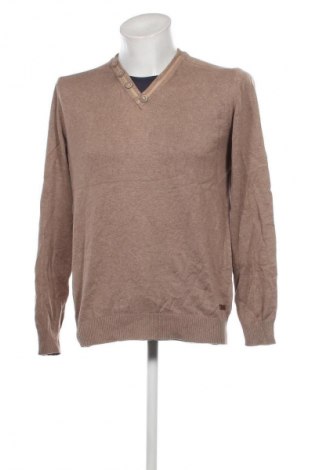 Herrenpullover Tom Tailor, Größe L, Farbe Beige, Preis 5,99 €