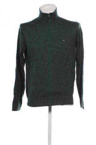 Pánsky sveter  Tommy Hilfiger, Veľkosť M, Farba Zelená, Cena  109,35 €