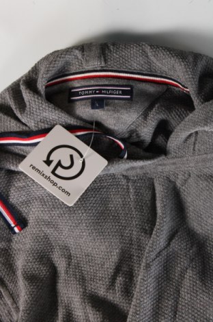 Męski sweter Tommy Hilfiger, Rozmiar L, Kolor Szary, Cena 284,67 zł