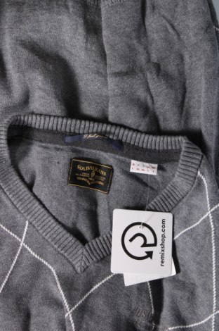 Herrenpullover Vintage, Größe L, Farbe Grau, Preis 6,49 €