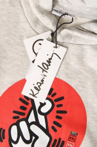 Herren Sweatshirt Keith Haring, Größe XXL, Farbe Grau, Preis 11,99 €