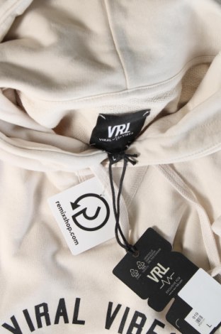 Herren Sweatshirt Viral Vibes, Größe L, Farbe Beige, Preis € 14,99