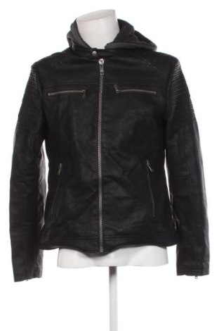 Herren Lederjacke Clockhouse, Größe L, Farbe Schwarz, Preis 22,29 €