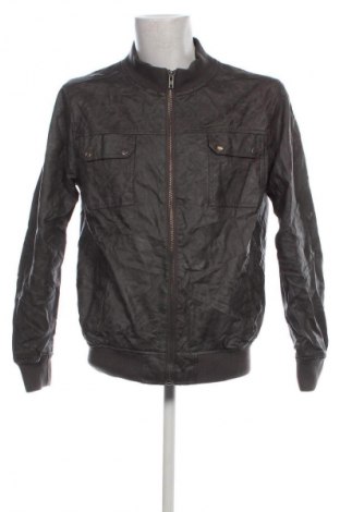 Herren Lederjacke Identic, Größe M, Farbe Grau, Preis 32,40 €