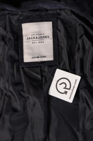 Geacă de piele pentru bărbati Jack & Jones, Mărime L, Culoare Albastru, Preț 450,66 Lei