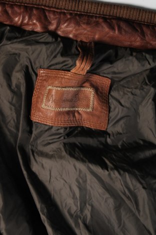 Férfi bőrdzseki Massimo Dutti, Méret XL, Szín Barna, Ár 28 699 Ft