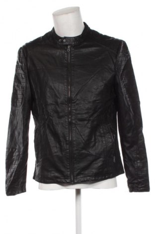 Herren Lederjacke Pull&Bear, Größe XL, Farbe Schwarz, Preis 32,40 €