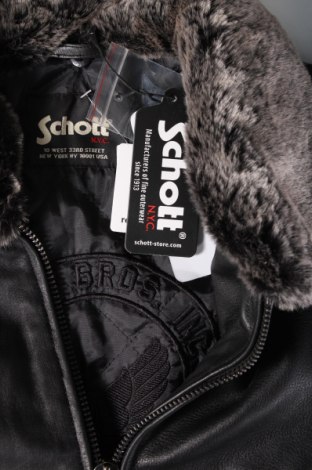 Herren Lederjacke Schott, Größe 3XL, Farbe Schwarz, Preis 357,22 €