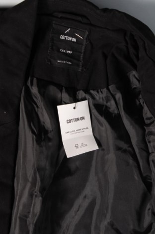 Herren Sakko Cotton On, Größe XXS, Farbe Schwarz, Preis € 7,99