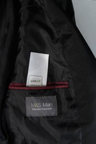 Мъжко сако Marks & Spencer, Размер S, Цвят Черен, Цена 9,79 лв.