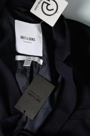 Herren Sakko Only & Sons, Größe XXS, Farbe Blau, Preis € 15,99