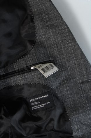 Herren Sakko Selected Homme, Größe M, Farbe Grau, Preis € 61,93