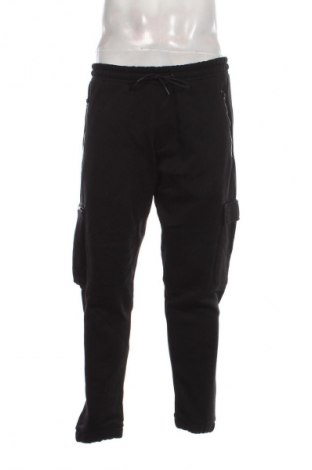Pantaloni trening de bărbați Pull&Bear, Mărime XL, Culoare Negru, Preț 66,77 Lei