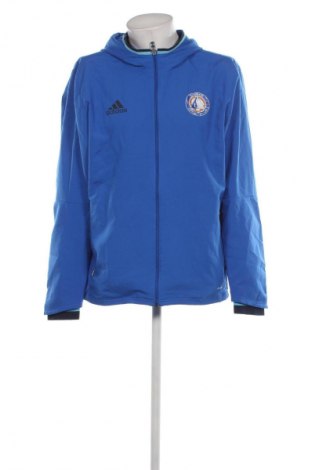 Herrenjacke Adidas, Größe XL, Farbe Blau, Preis 20,53 €