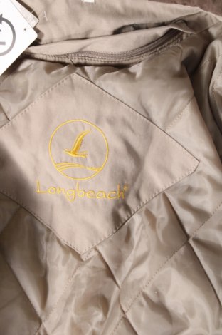 Herrenjacke Long Beach, Größe L, Farbe Beige, Preis 20,99 €