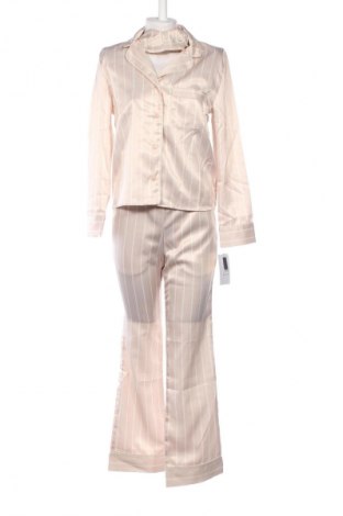 Пижама Calvin Klein Sleepwear, Размер XS, Цвят Бежов, Цена 94,50 лв.
