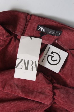 Пола Zara, Размер XS, Цвят Червен, Цена 24,15 лв.