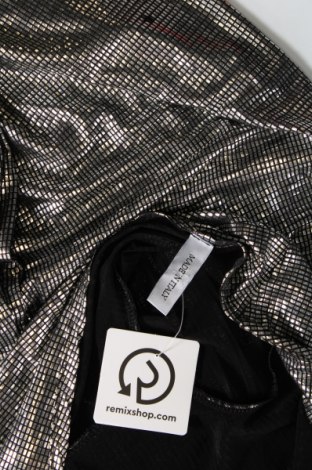 Kleid Made In Italy, Größe S, Farbe Silber, Preis 6,49 €