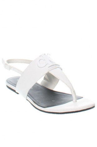 Sandalen Calvin Klein Jeans, Größe 38, Farbe Weiß, Preis € 44,49