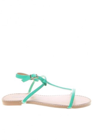 Sandalen Tom & Eva, Größe 37, Farbe Grün, Preis 10,99 €