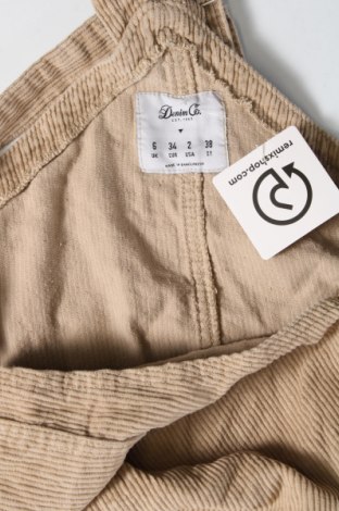 Dámske šaty s trákmi  Denim&Co., Veľkosť XS, Farba Béžová, Cena  16,44 €