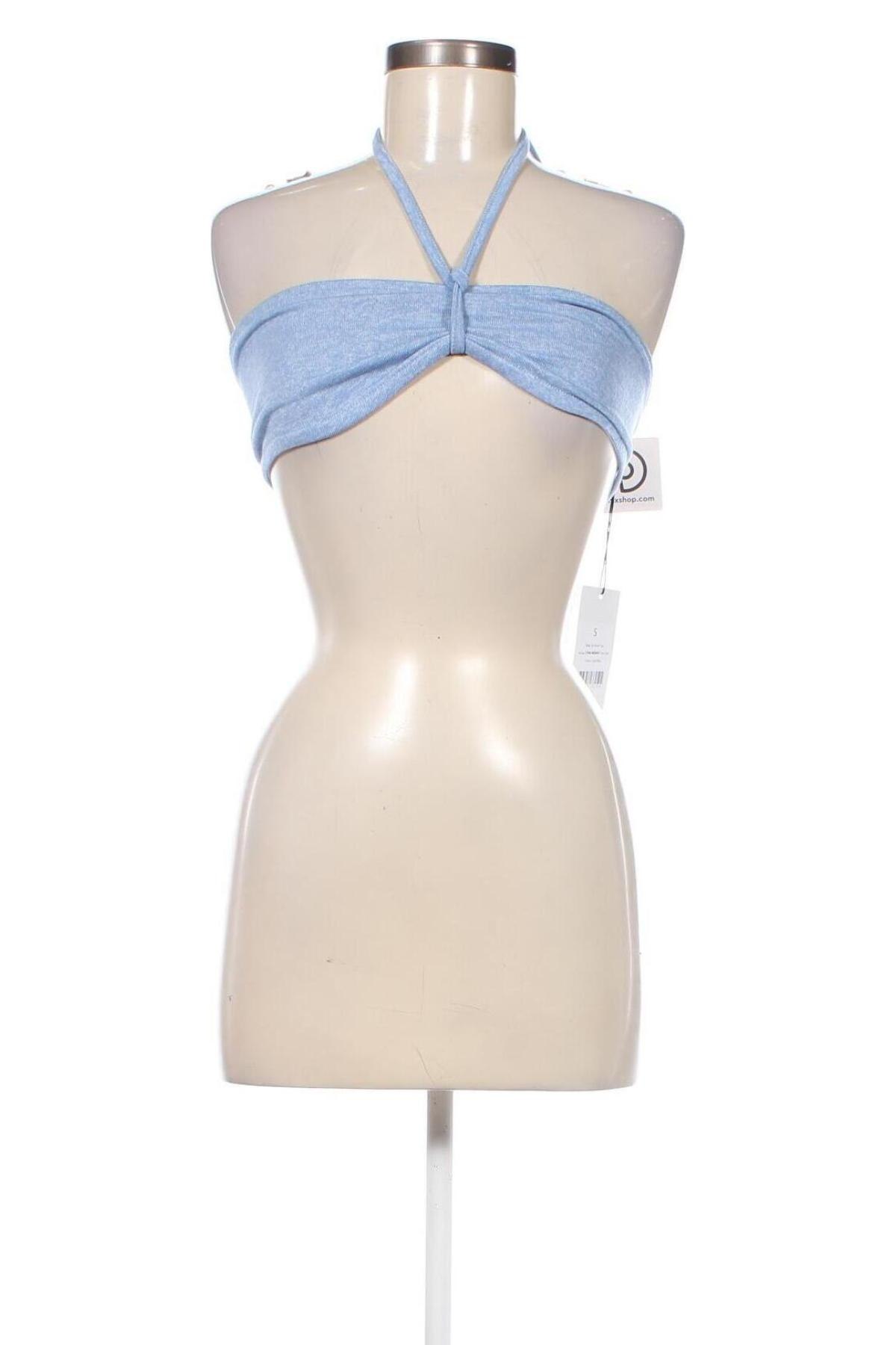 Damenbluse-Body NA-KD, Größe S, Farbe Blau, Preis 3,99 €