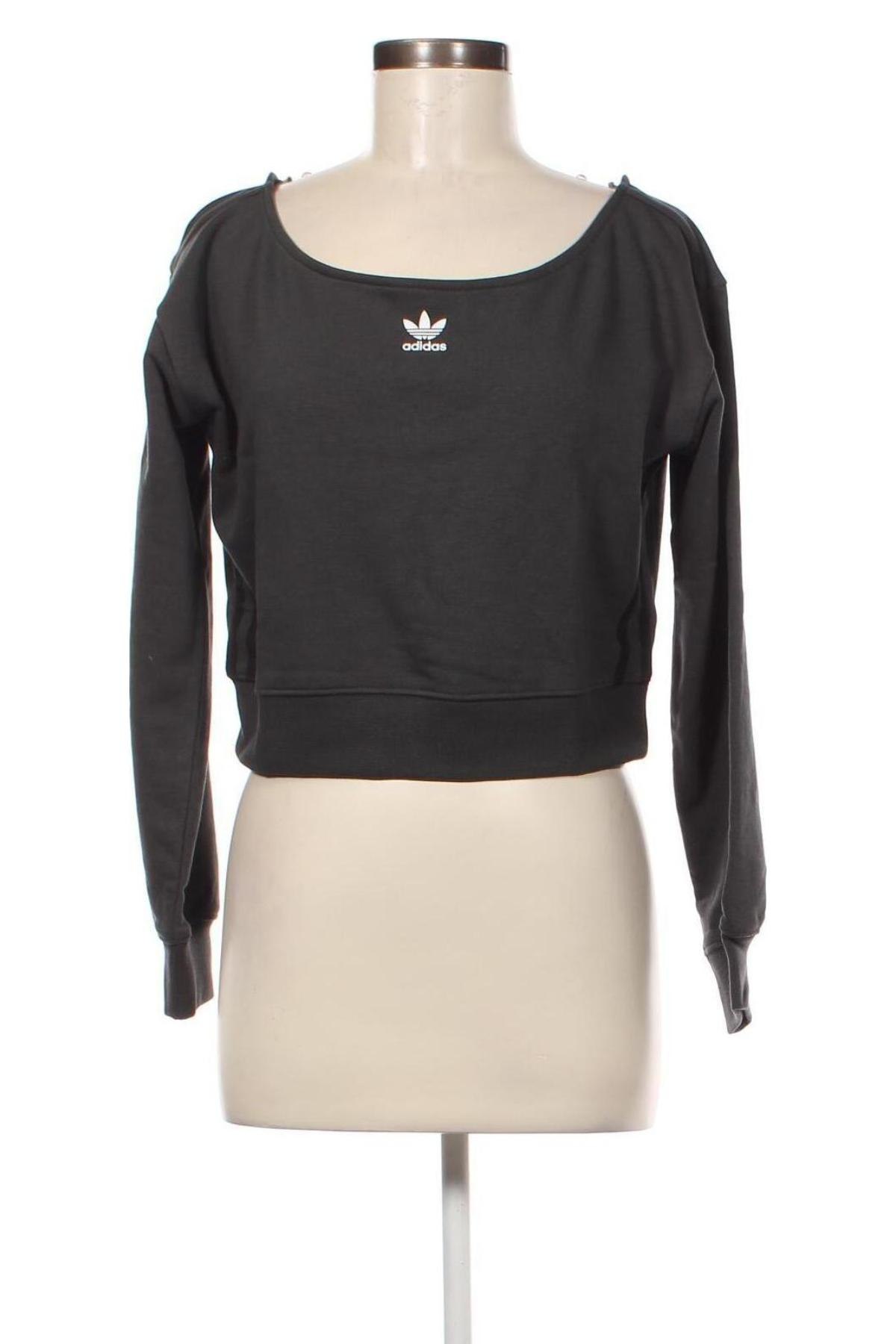 Damen Shirt Adidas, Größe S, Farbe Grau, Preis 19,99 €