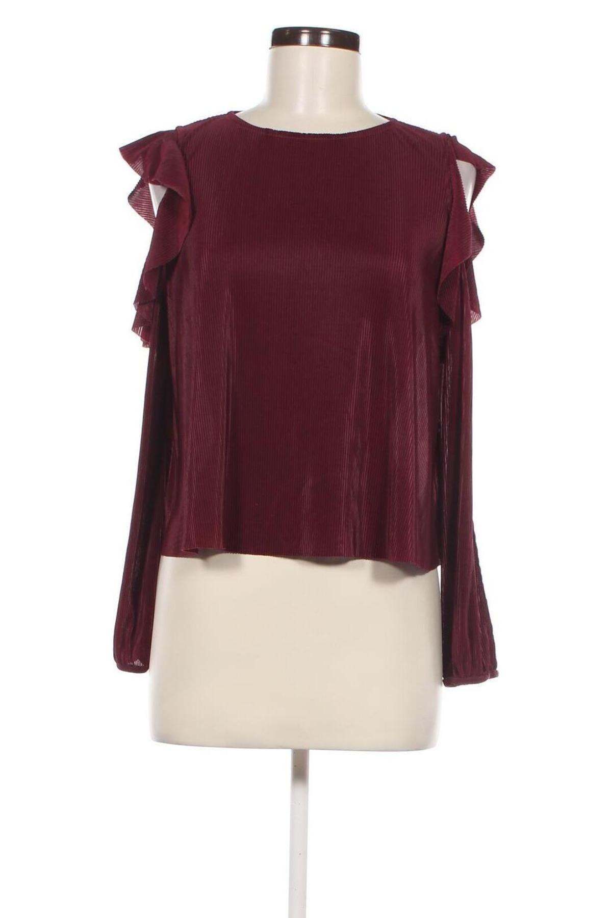 Damen Shirt Bershka, Größe S, Farbe Rot, Preis € 3,49