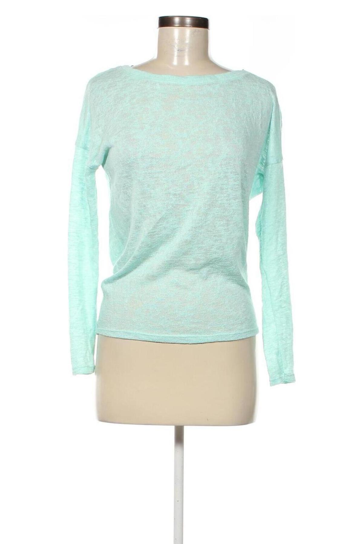 Damen Shirt Bershka, Größe S, Farbe Grün, Preis € 3,99