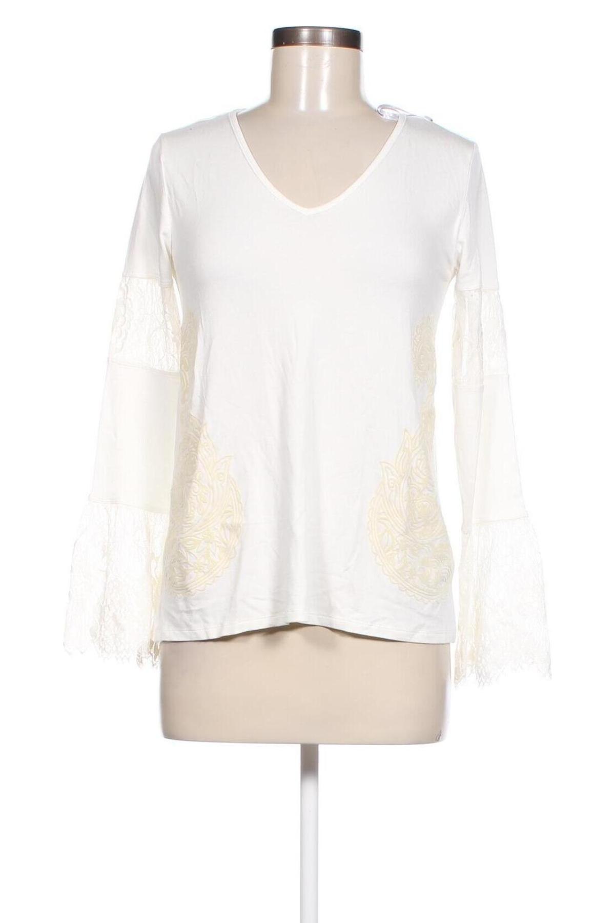 Damen Shirt Desigual, Größe S, Farbe Weiß, Preis € 16,49