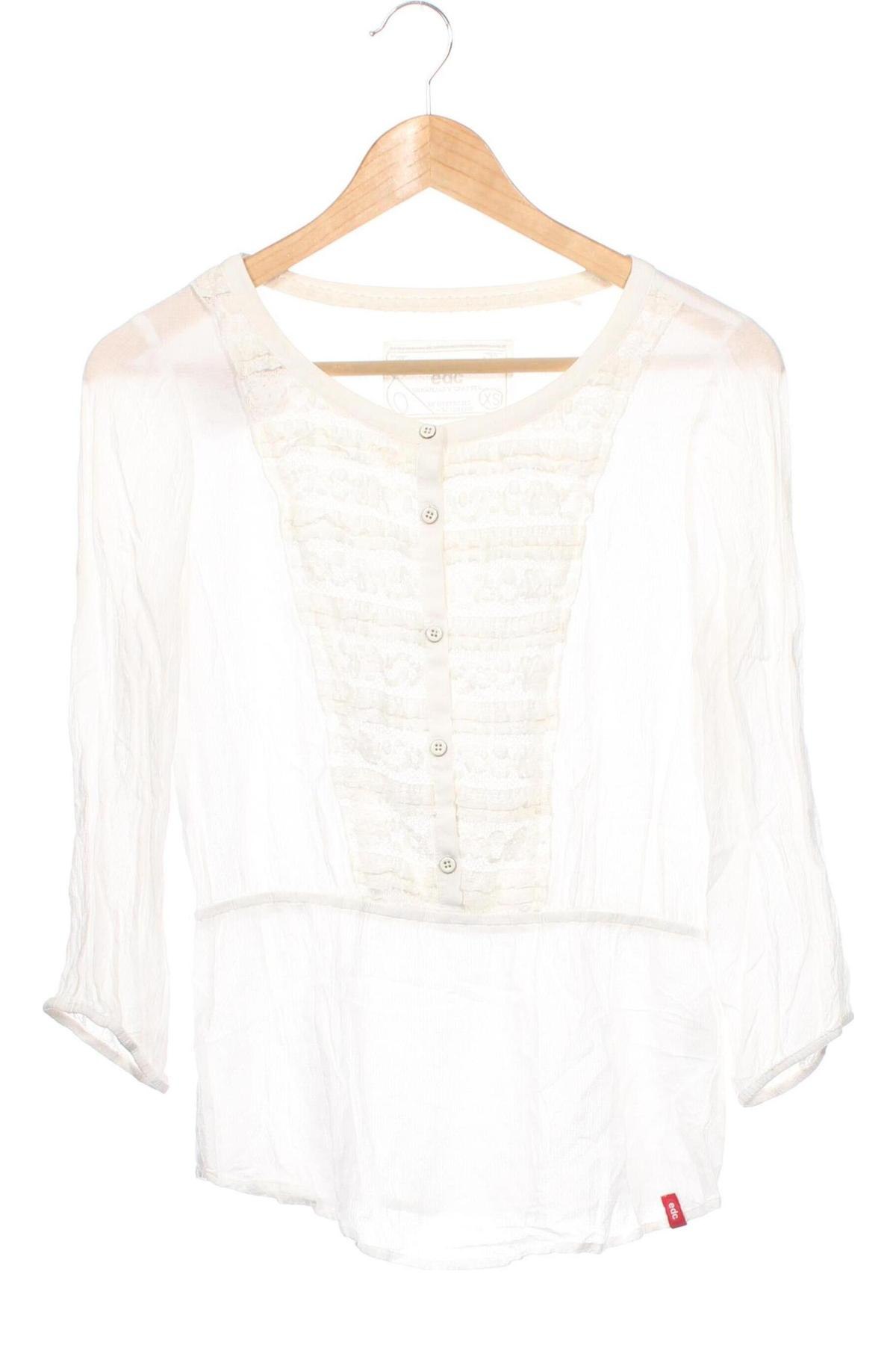 Damen Shirt Edc By Esprit, Größe XS, Farbe Weiß, Preis € 10,99