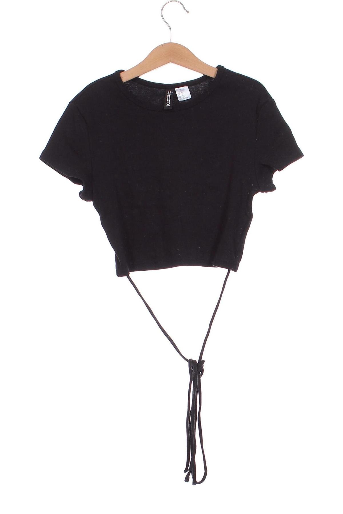 Bluză de femei H&M Divided, Mărime XS, Culoare Negru, Preț 22,99 Lei