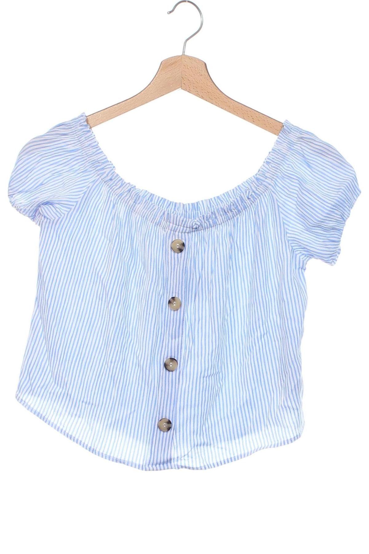 Damen Shirt H&M Divided, Größe XS, Farbe Blau, Preis € 4,99