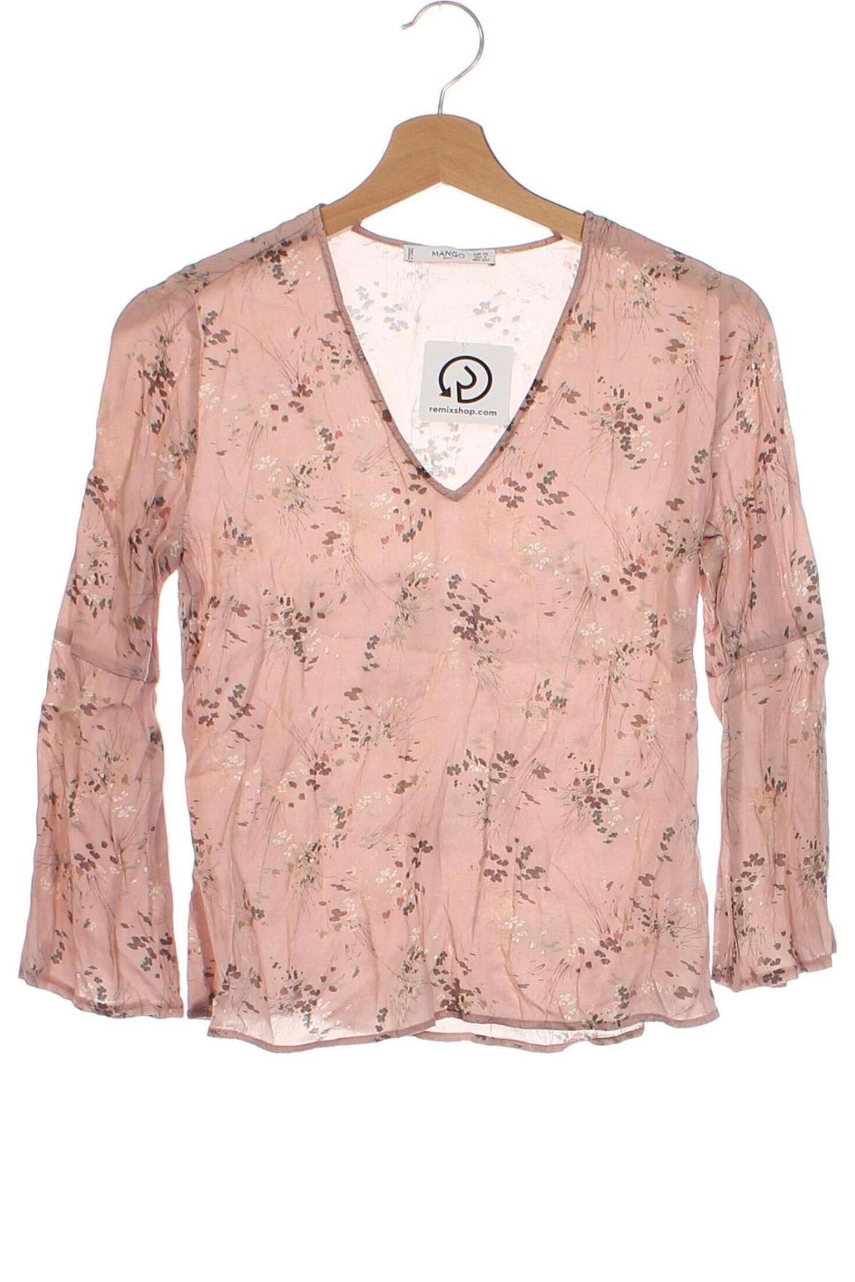 Damen Shirt Mango, Größe XS, Farbe Aschrosa, Preis 5,01 €