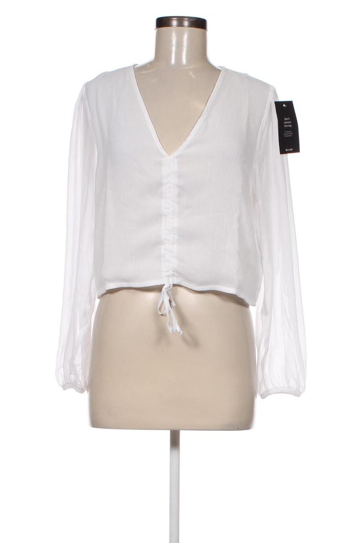 Damen Shirt NA-KD, Größe S, Farbe Weiß, Preis € 5,99