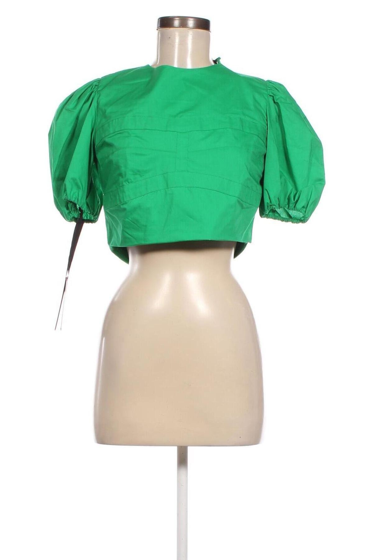 Bluză de femei Pinko, Mărime L, Culoare Verde, Preț 225,99 Lei