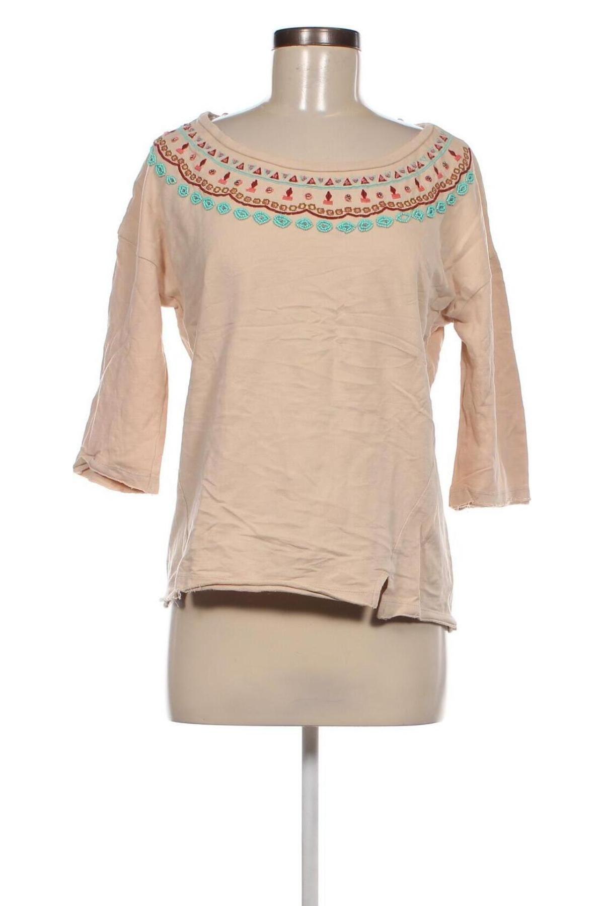 Damen Shirt Stradivarius, Größe S, Farbe Beige, Preis 3,99 €