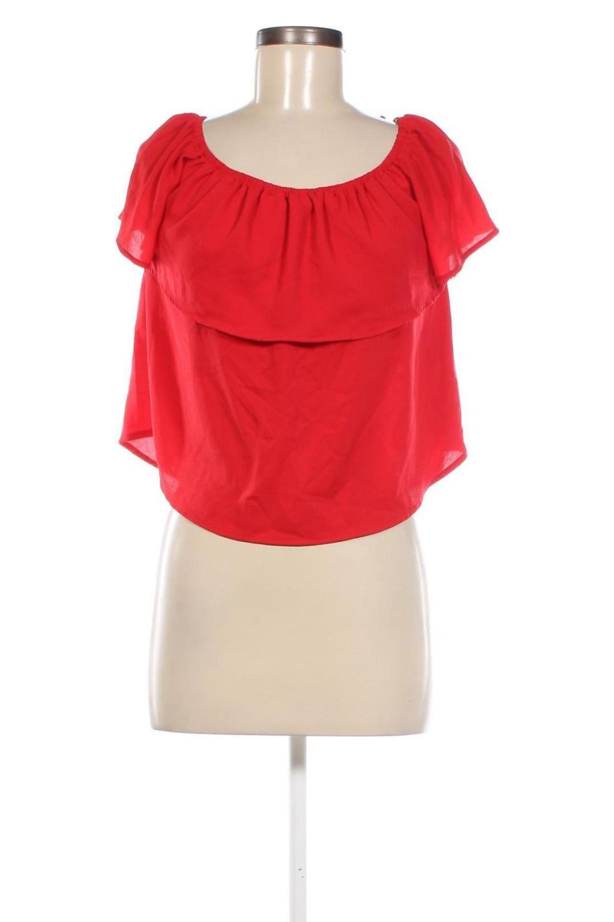 Damen Shirt Stradivarius, Größe S, Farbe Rot, Preis 5,12 €