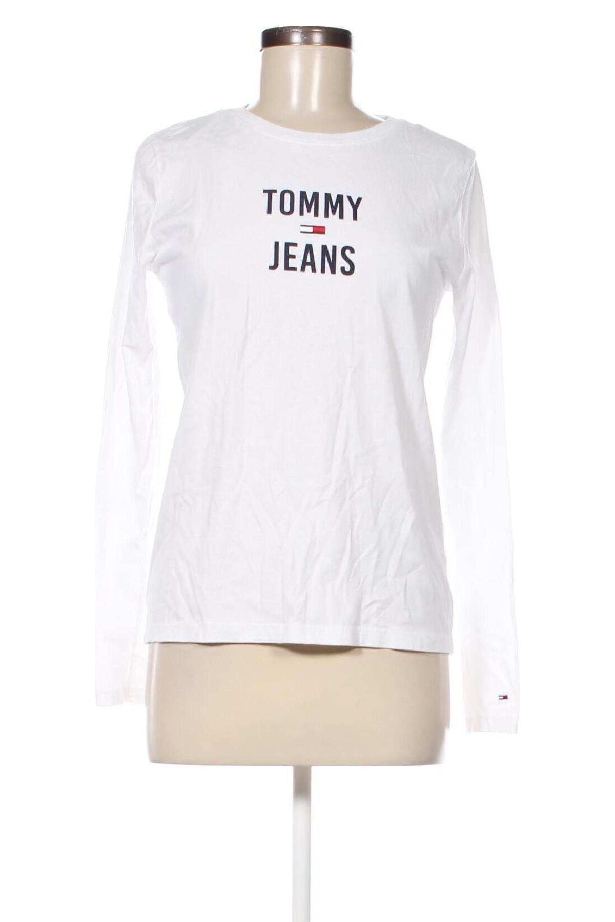 Дамска блуза Tommy Jeans, Размер S, Цвят Бял, Цена 53,01 лв.