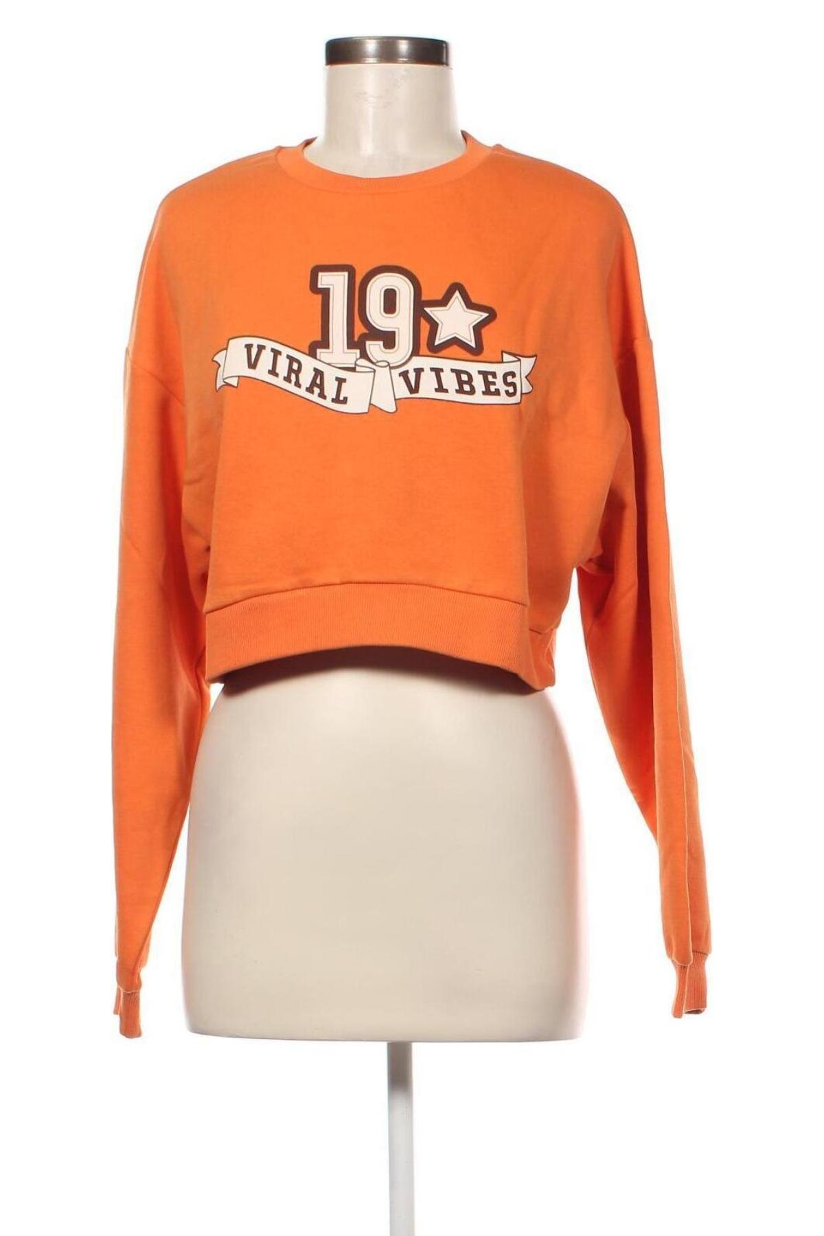 Damen Shirt Viral Vibes, Größe XS, Farbe Orange, Preis 5,99 €