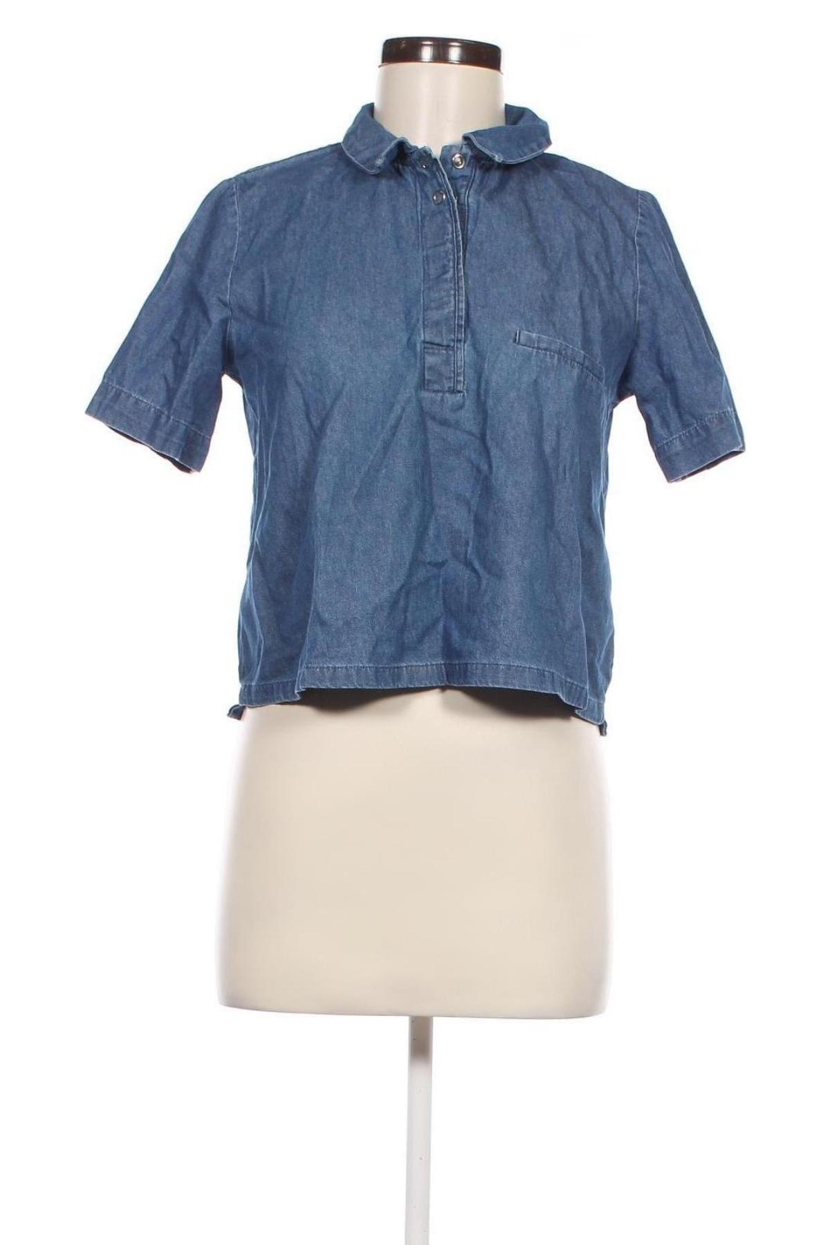 Damen Shirt Zara Trafaluc, Größe M, Farbe Blau, Preis 4,49 €