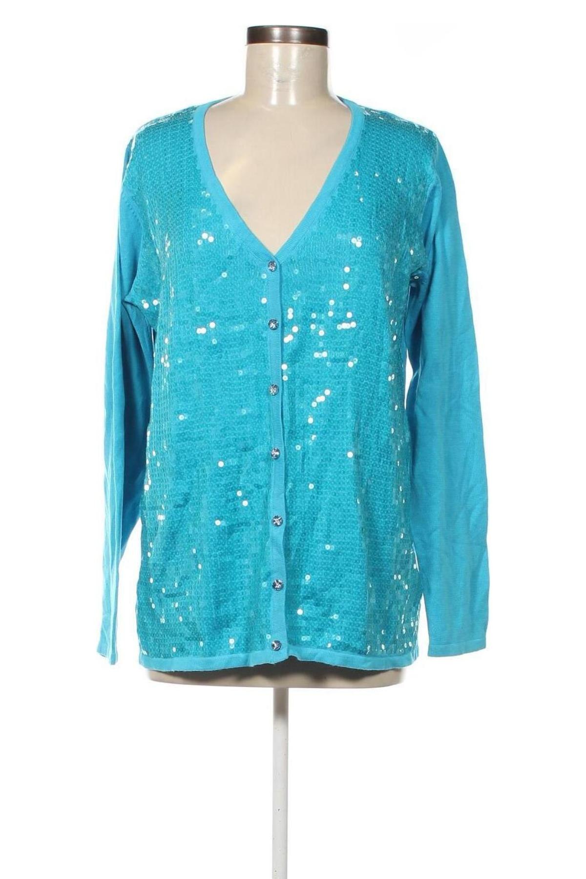 Damen Strickjacke, Größe M, Farbe Blau, Preis € 3,49