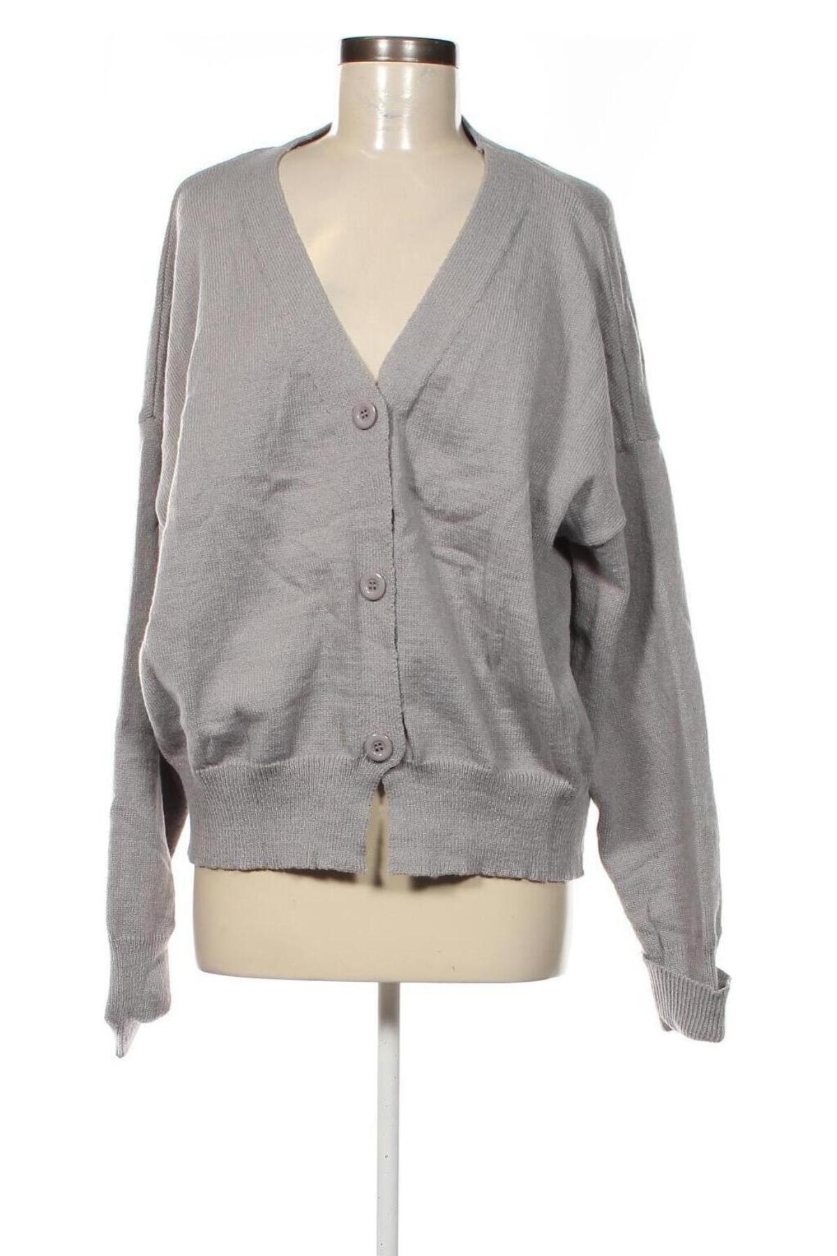 Damen Strickjacke, Größe L, Farbe Grau, Preis € 7,49