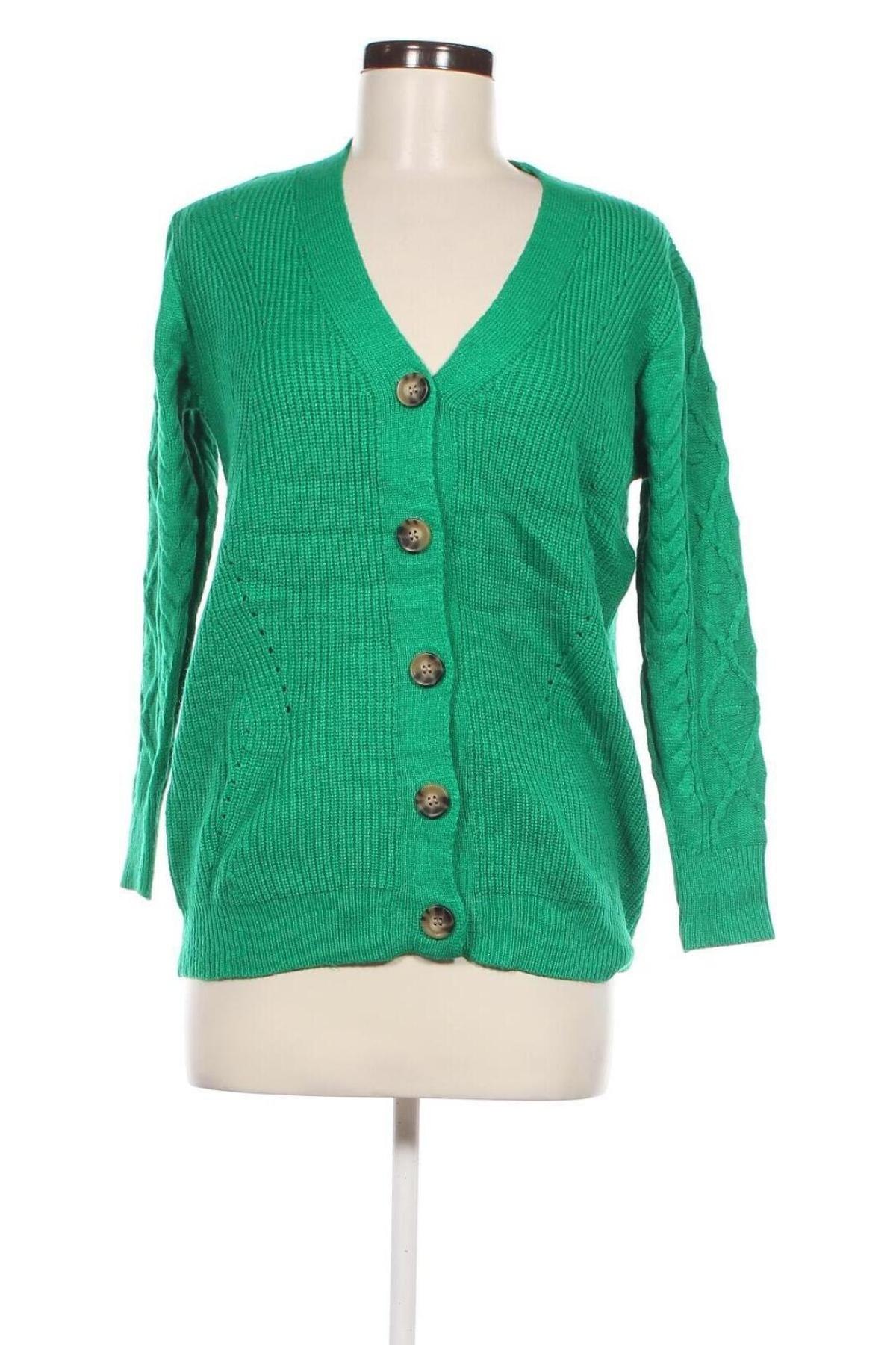 Damen Strickjacke, Größe M, Farbe Grün, Preis € 8,29