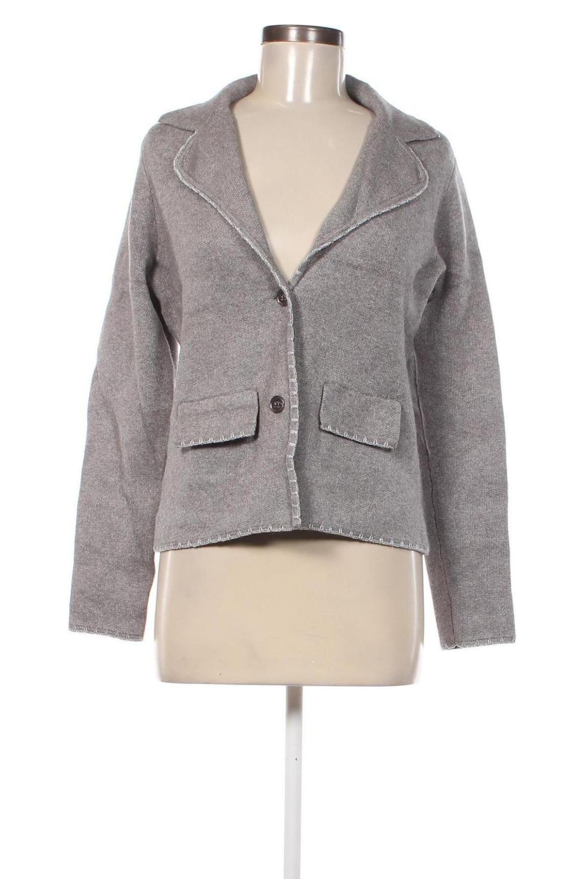 Damen Strickjacke Alba Moda, Größe M, Farbe Grau, Preis € 3,99