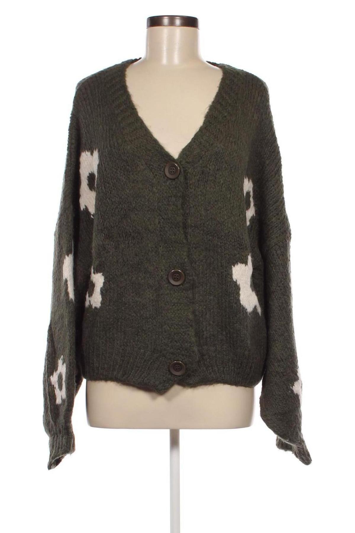 Cardigan de damă Ambika, Mărime M, Culoare Verde, Preț 20,49 Lei