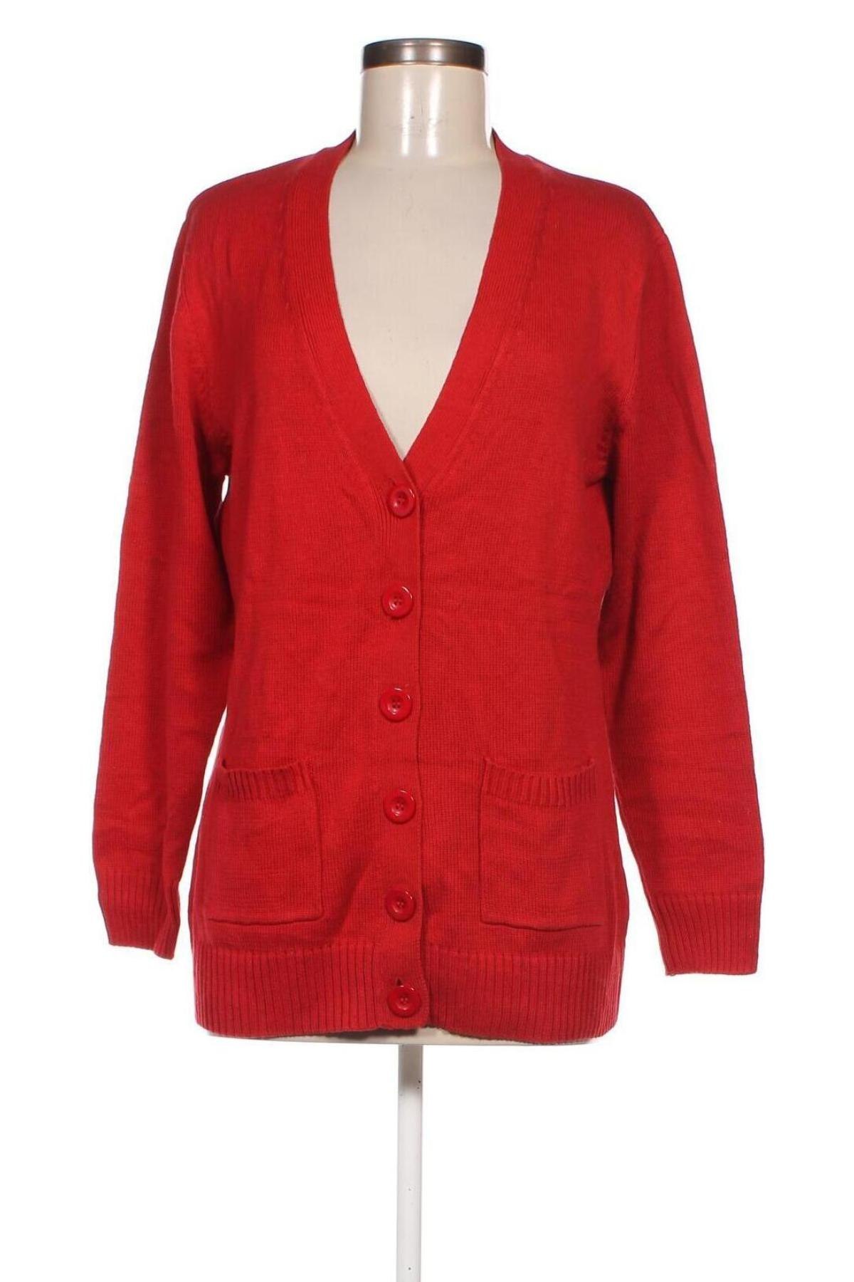 Damen Strickjacke Attention, Größe XL, Farbe Rot, Preis € 8,49